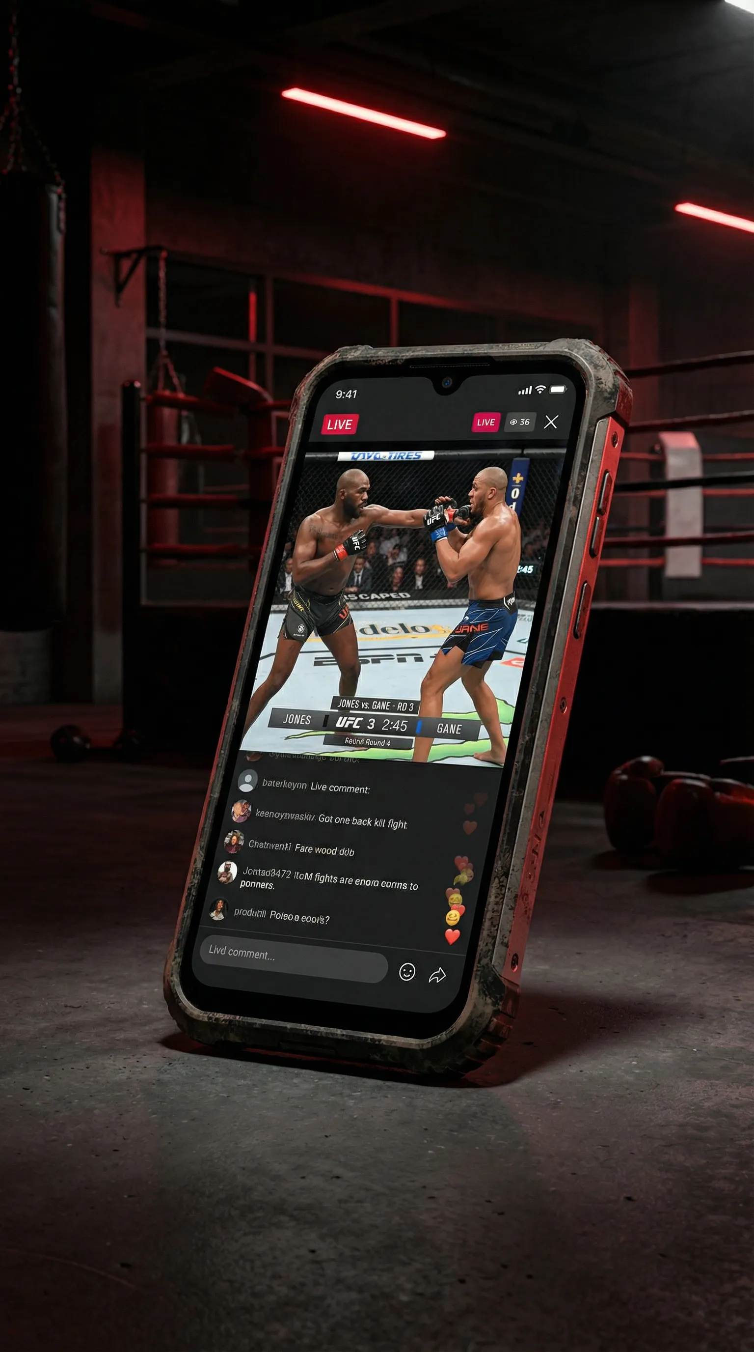 四虎tv-高清视频|视频资源 移动端APP格斗直播界面